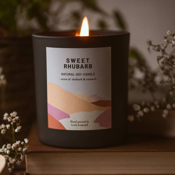 Ocoee House – wholesale Jar/filled candle – Sweet Rhubarb, Organic & Vegan Scented Candle | Ocoee House8