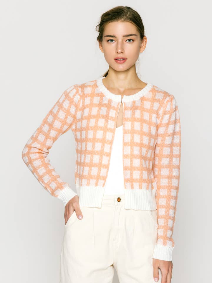 CARDIGÃ CORTADO SUAVE E CONFORTÁVEL - FW90192 por atacado de Calista