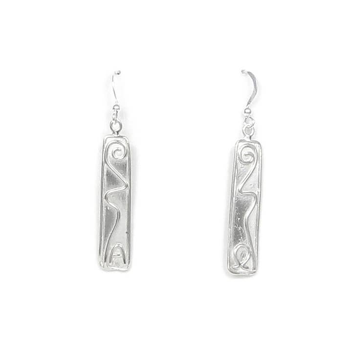 Lucina K. – Brincos de argola por atacado – Brincos Alpha Omega Prata de lei2