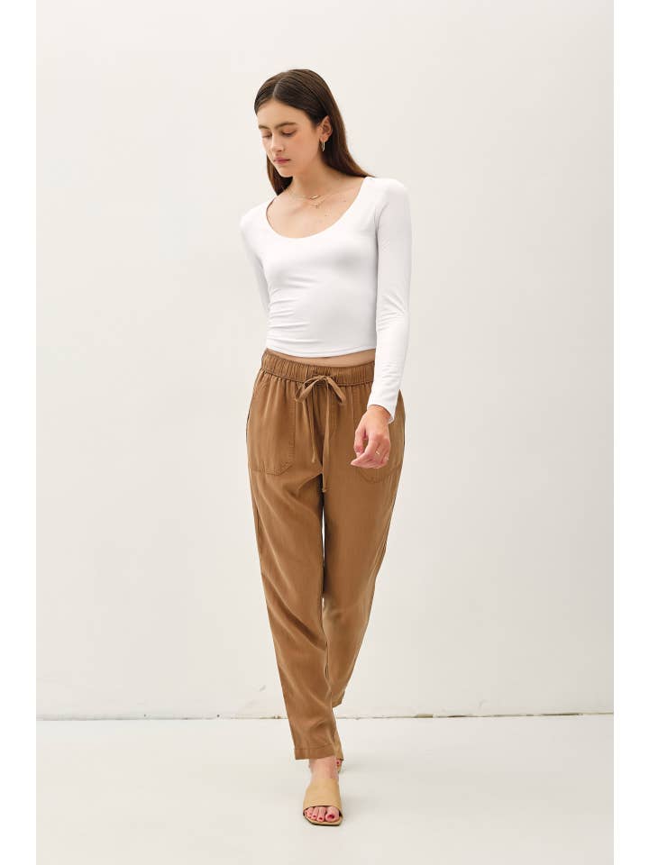 Be Cool - Wholesale Pants - Women's - TENCEL TAPERED PANTS
