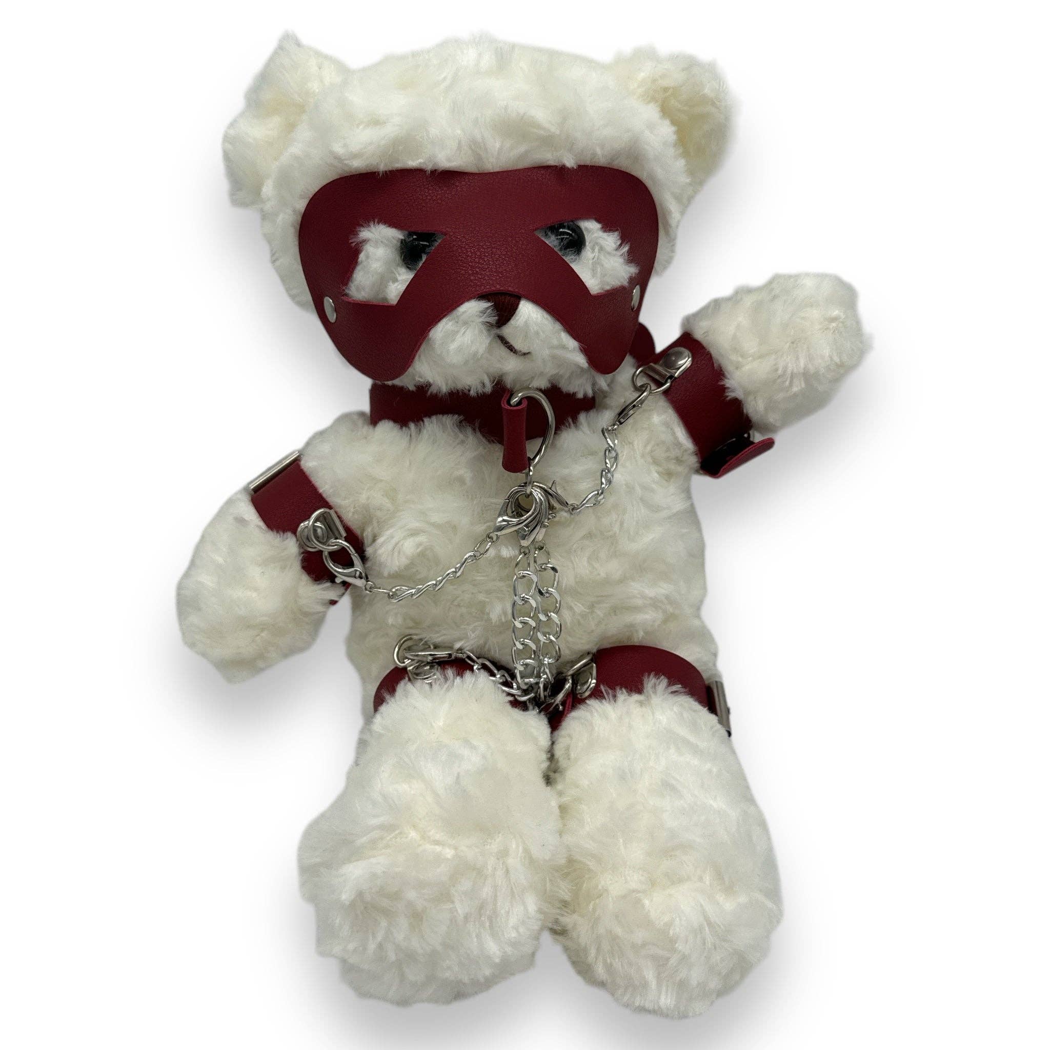 Kinky Pleasure - Wholesale Stuffed/Plush Toy - Kids & Baby - Kinky Pleasure - T058 - Teddy Bear in Chains - 2 Colors8