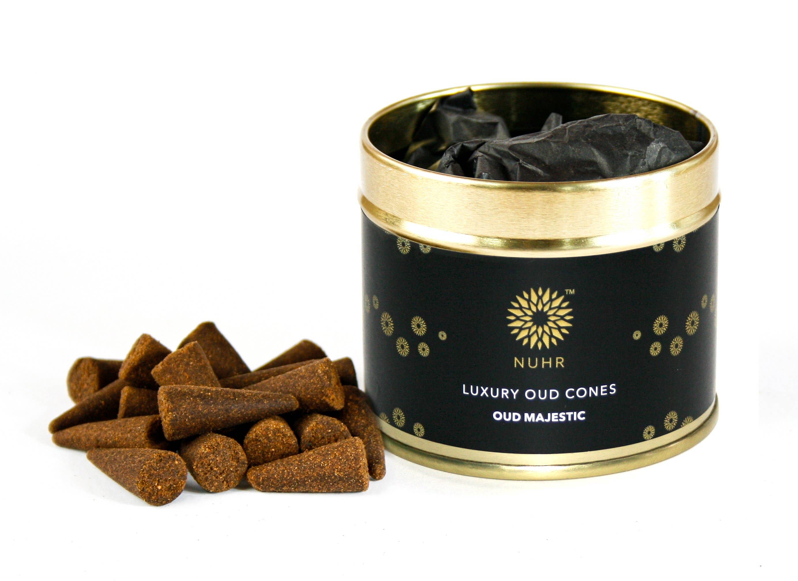 Nuhr Home – wholesale Incense – Oud Majestic Incense Cones1