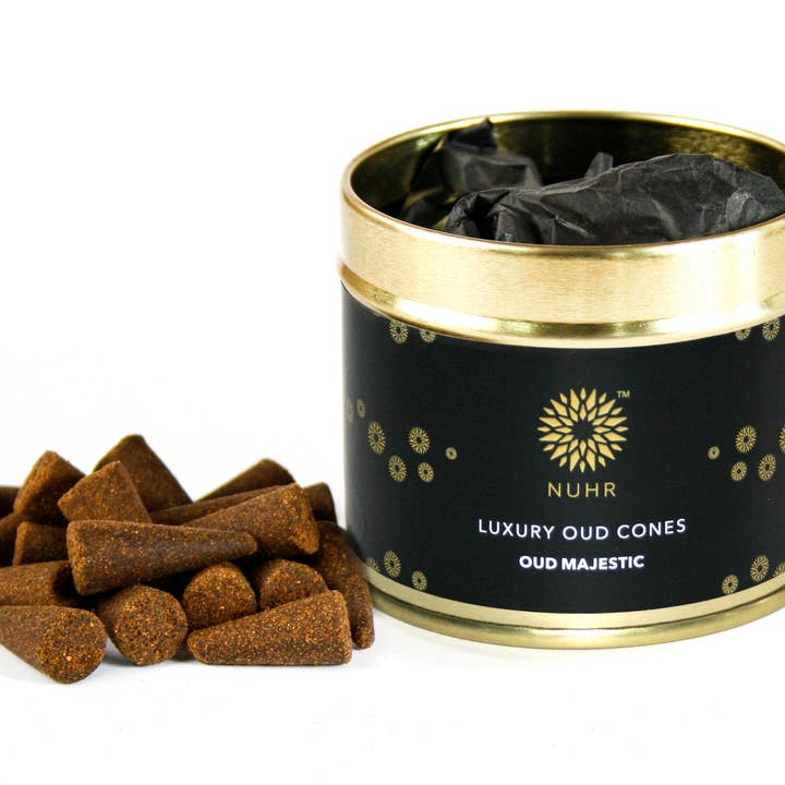 Nuhr Home – wholesale Incense – Oud Majestic Incense Cones1