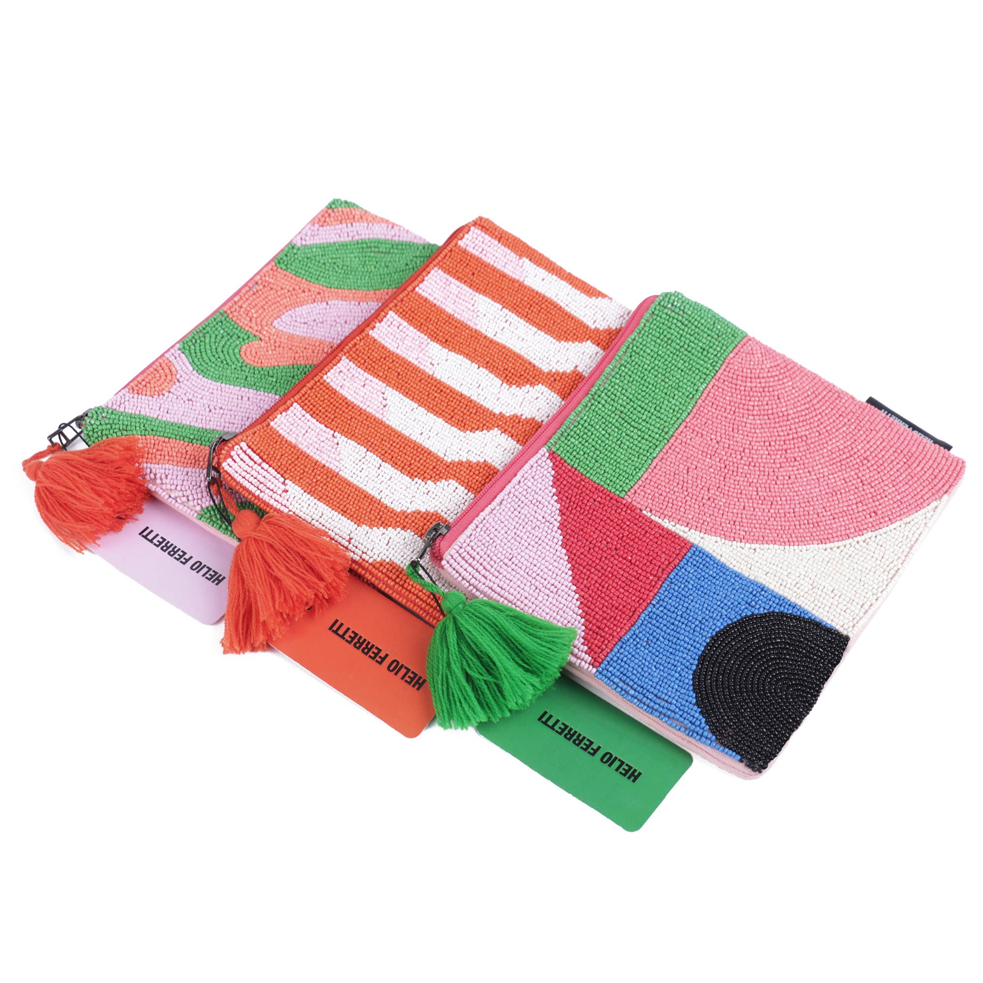 Helio Ferretti - Wholesale Clutch - Dames - Orange Thunder clutch van Helio Ferretti3