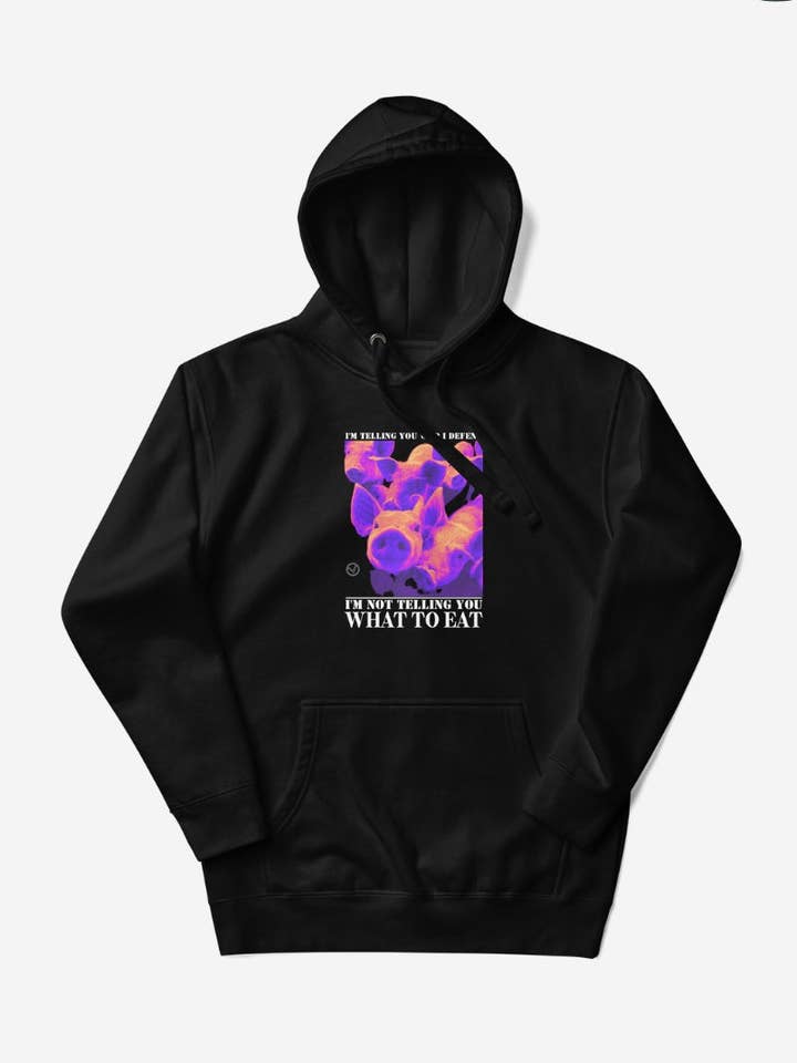 Who I Defend Unisex Premium hættetrøje for engroshandel hos Plant Babes