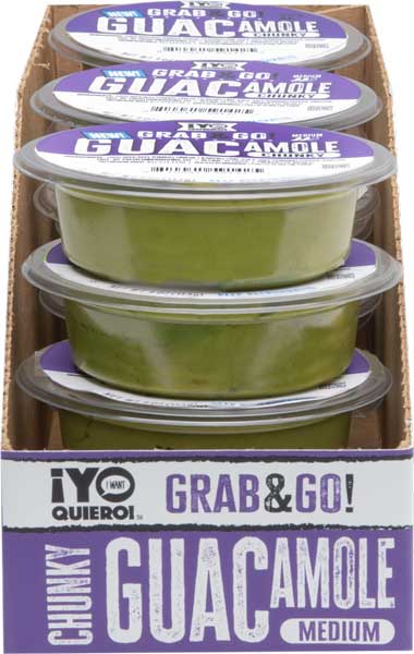 Hudson Meat Company - Wholesale Dip - GUACAMOLE CHUNKY GRAB N GO     -      YO QUIERO0
