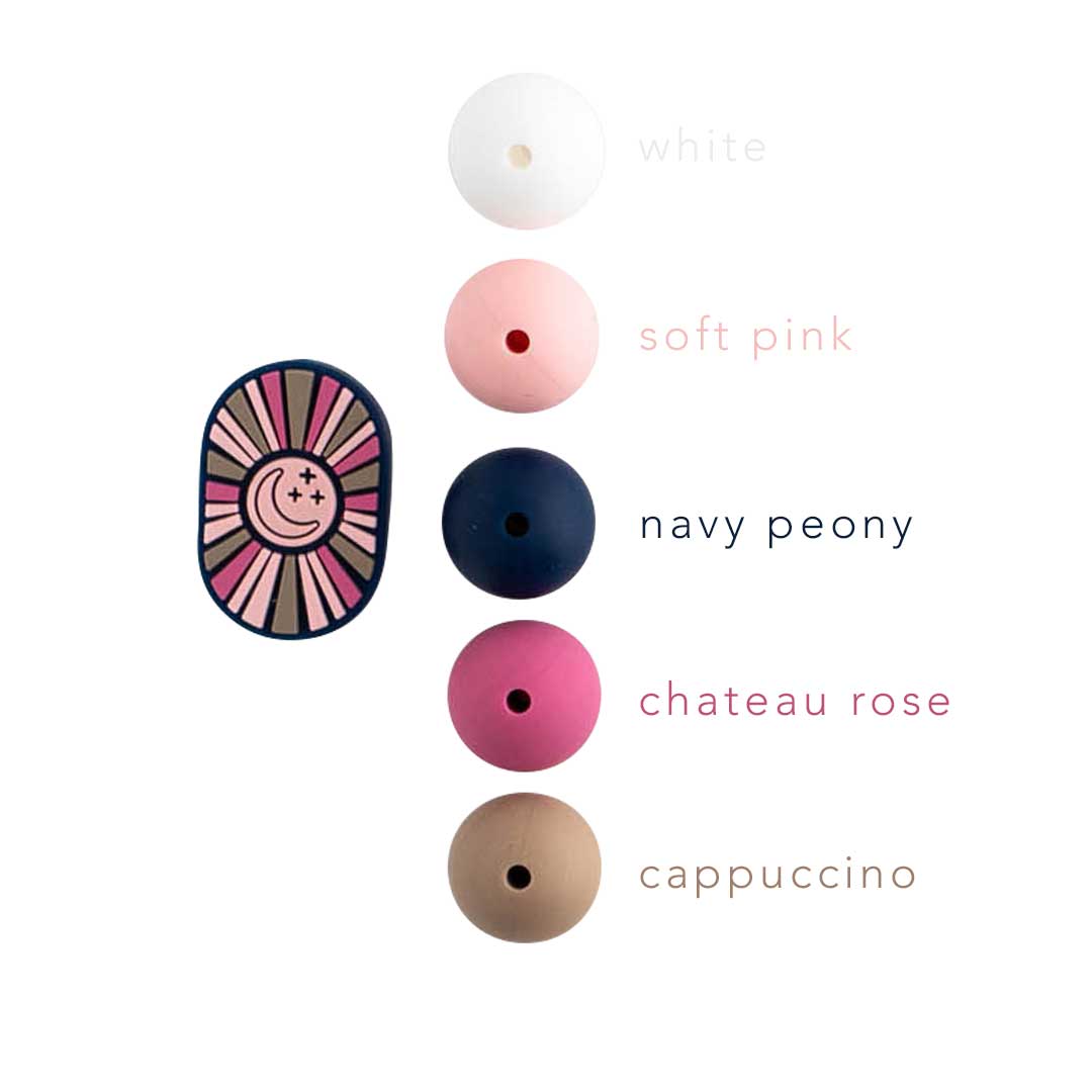 Cara & Co Silicone Craft Supply - Wholesale Craft Supplies - Boho Ray Silicone Focal Beads5