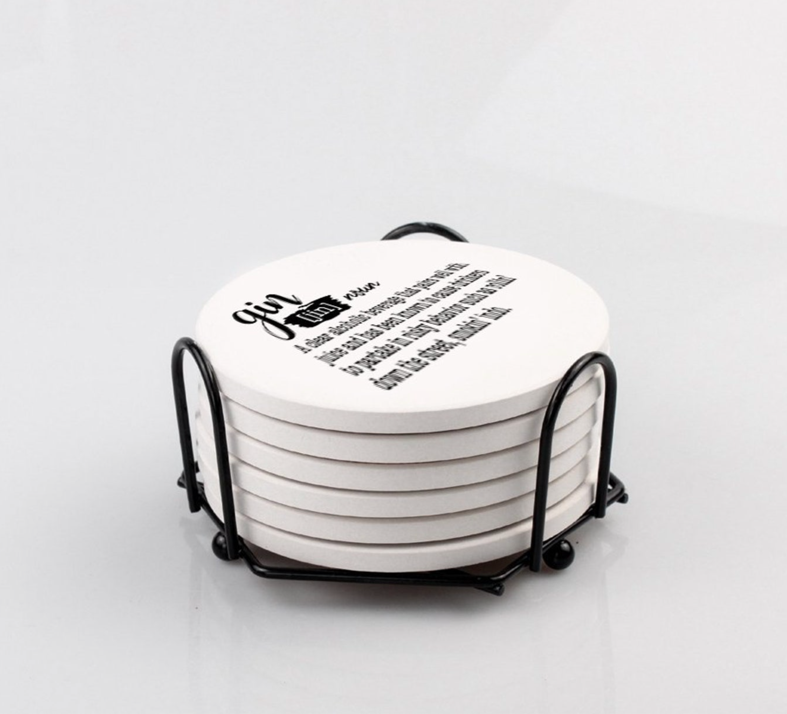 Gia Roma - Wholesale Onderzetters - Unieke cadeaus voor hem + haar grappige, keramische onderzetter humorsets18