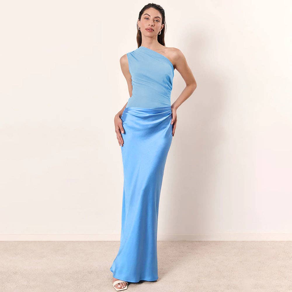 Marayn - Wholesale Dress - Women's - Summer Chic Asymmetric Slim  Seductive Mini Dress4