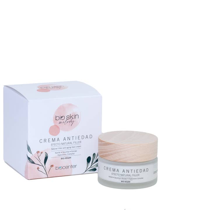 NATURAL FILLER EFFECT ANTI-AGING CREAM, BIO VEGAN ECO-FRIENDLY for wholesale by Biocenter