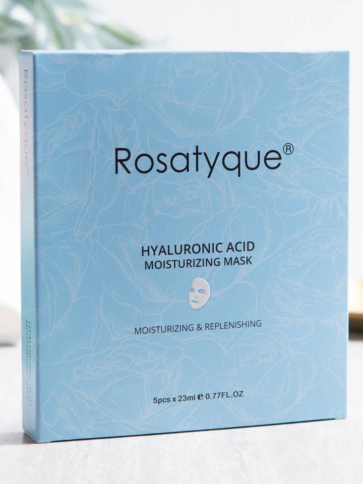 Rosatyque Hyaluronic Acid Moisturizing Mask 5pack for wholesale by Rosatyque