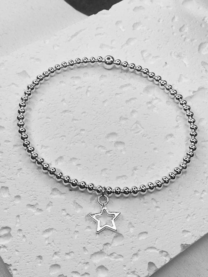 Verzilverde sterarmband voor wholesale door Beautiful Keepsake Studio