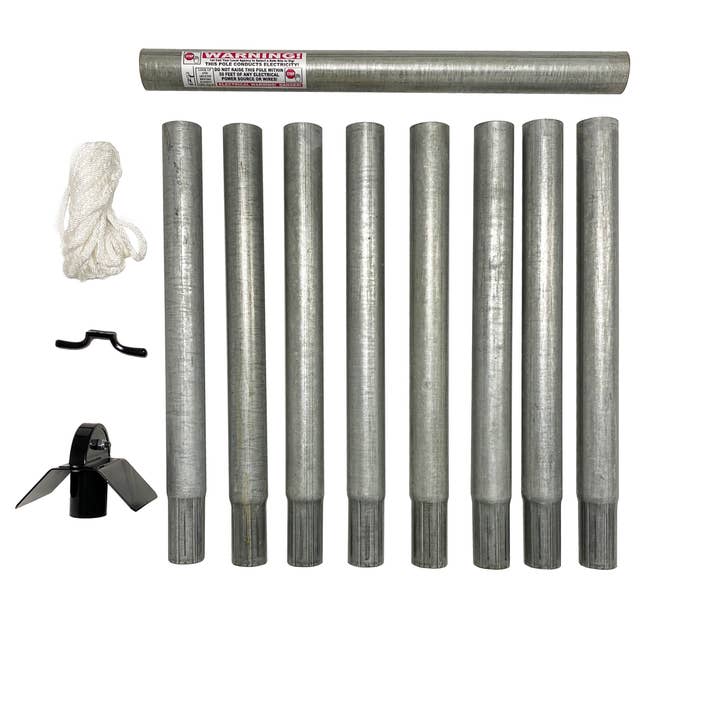 Galvanized Steel Easy Pulley System Martin House Pole for wholesale by BestNest Inc