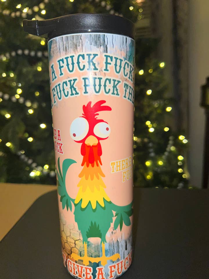 I don’t give a f*ck f*ck tumbler for wholesale by WebbLynn Design LLC.