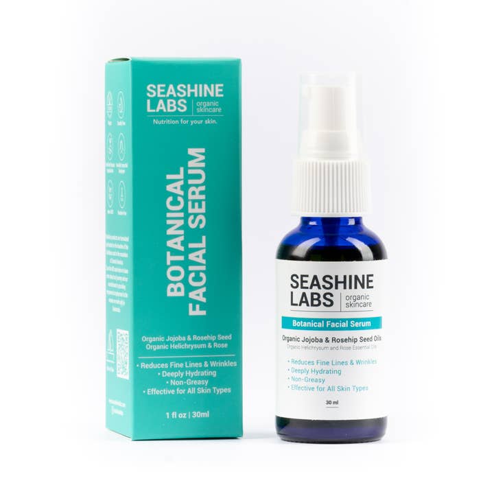 Botanical Facial Serum for wholesale by Seashine Labs Organic Skincare