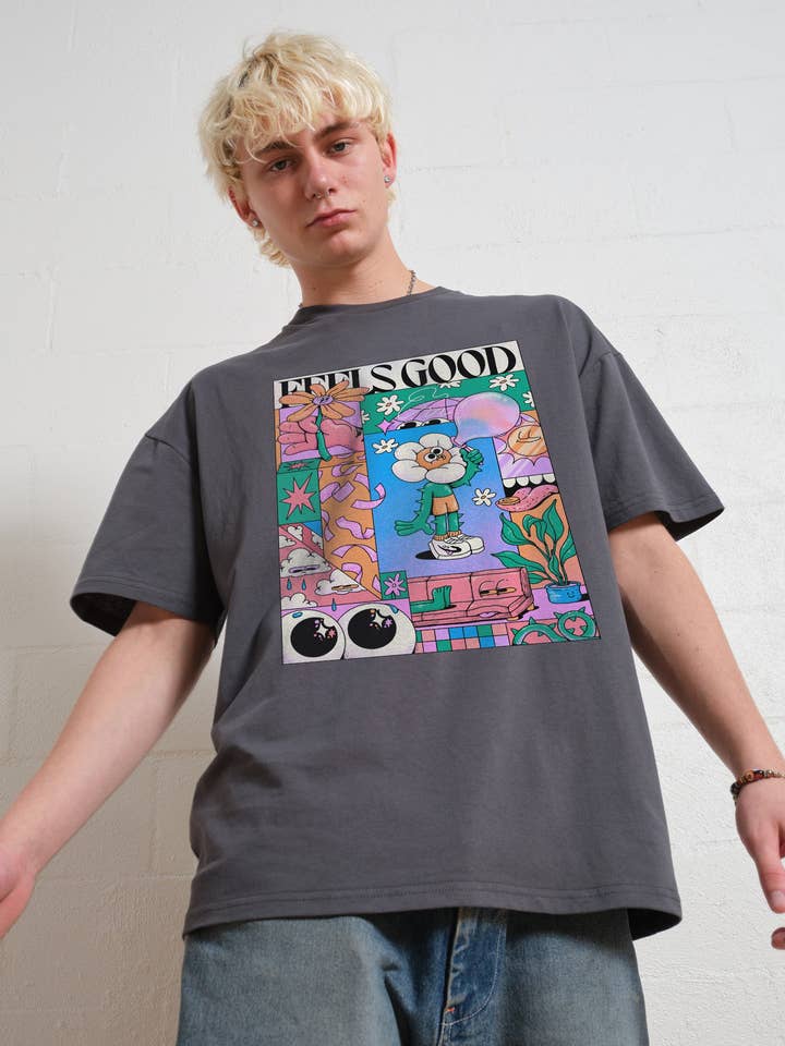 Threadheads - Wholesale T-shirt (graphic) – women's - Feels Good T-Shirt2