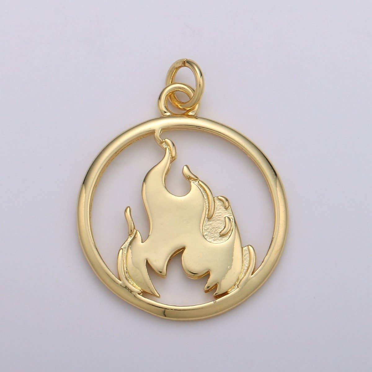 Aim Eternal - Wholesale Individual Charm/Pendant - Dainty Gold Element Charm Fire Wind Earth Ocean Wave Charm. 24K Gold Filled Charm for Bracelet Necklace Earring Supply D-915 D-923 - D-9251