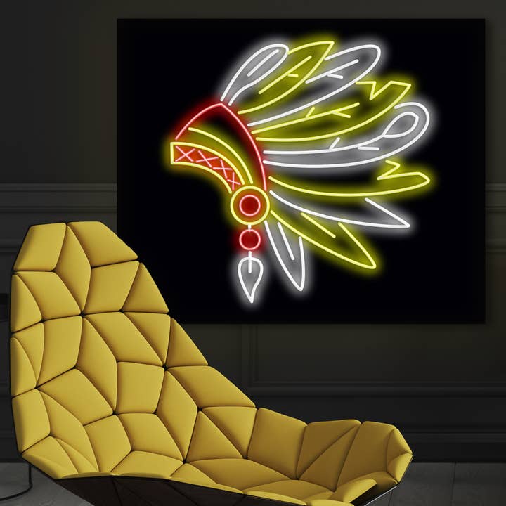 LED Neon Sign Indian with Remote Control for wholesale by Mad About Neon