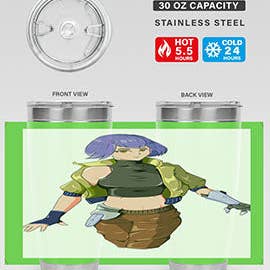 girl with gauntlet169#- anime- Tumbler for wholesale by Mugs R Us