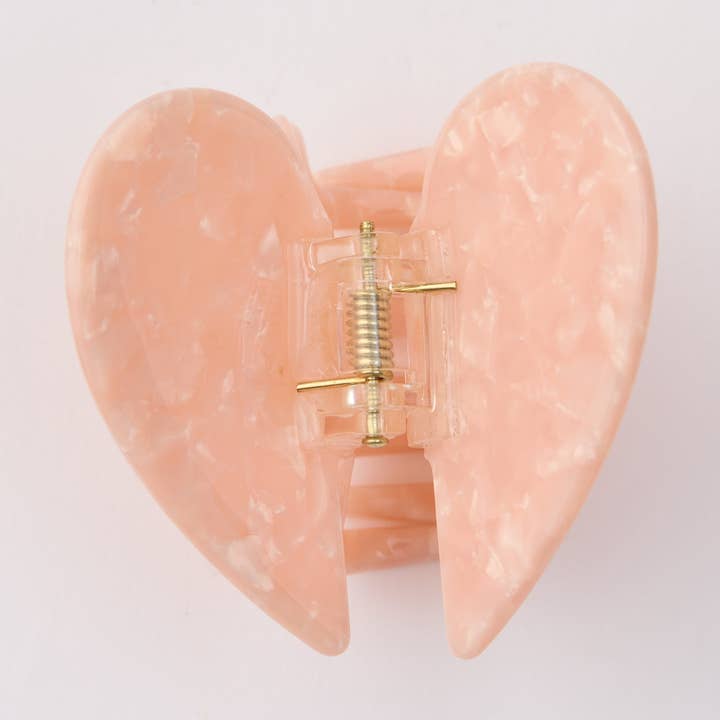 Herz-Haarspange - Rosa für den Großhandel von Martha Jean