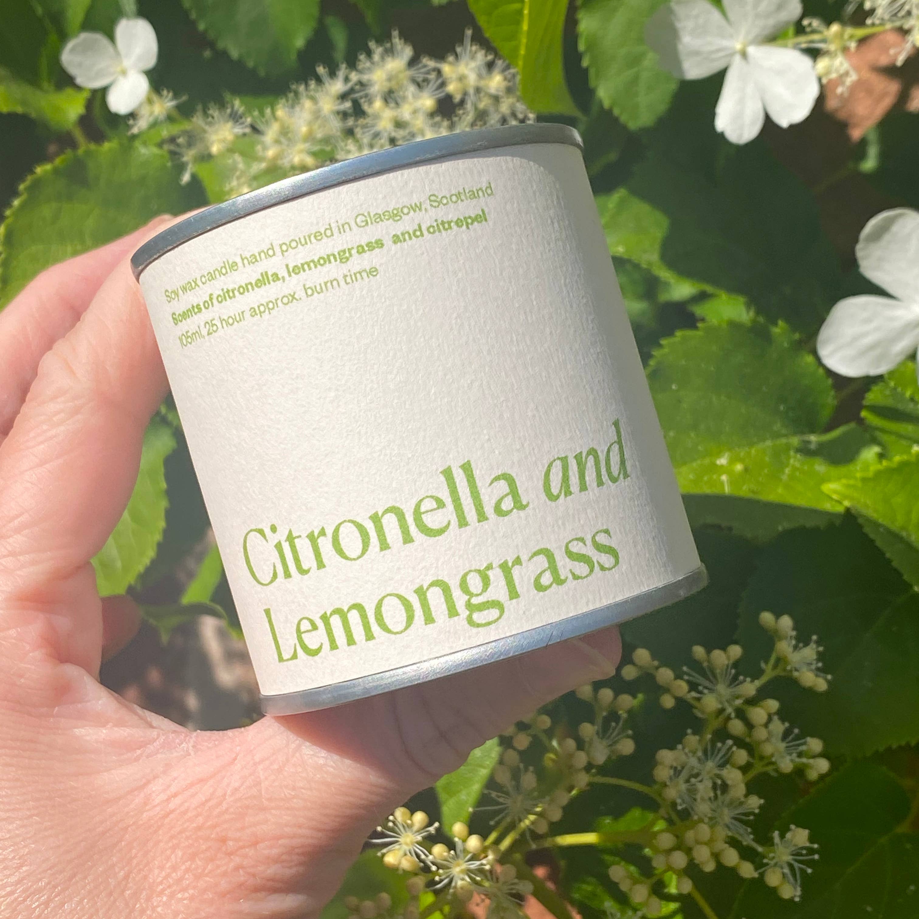 Lovat Press - Wholesale Travel Candles - Citronella and Lemongrass soy wax candle tin2