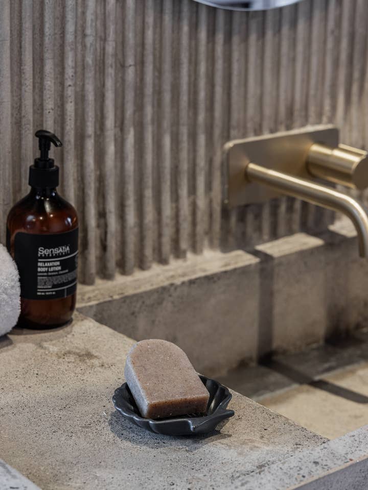 Coffee & Honey Handcrafted Coconut Oil Bar Soap for wholesale by Village Thrive