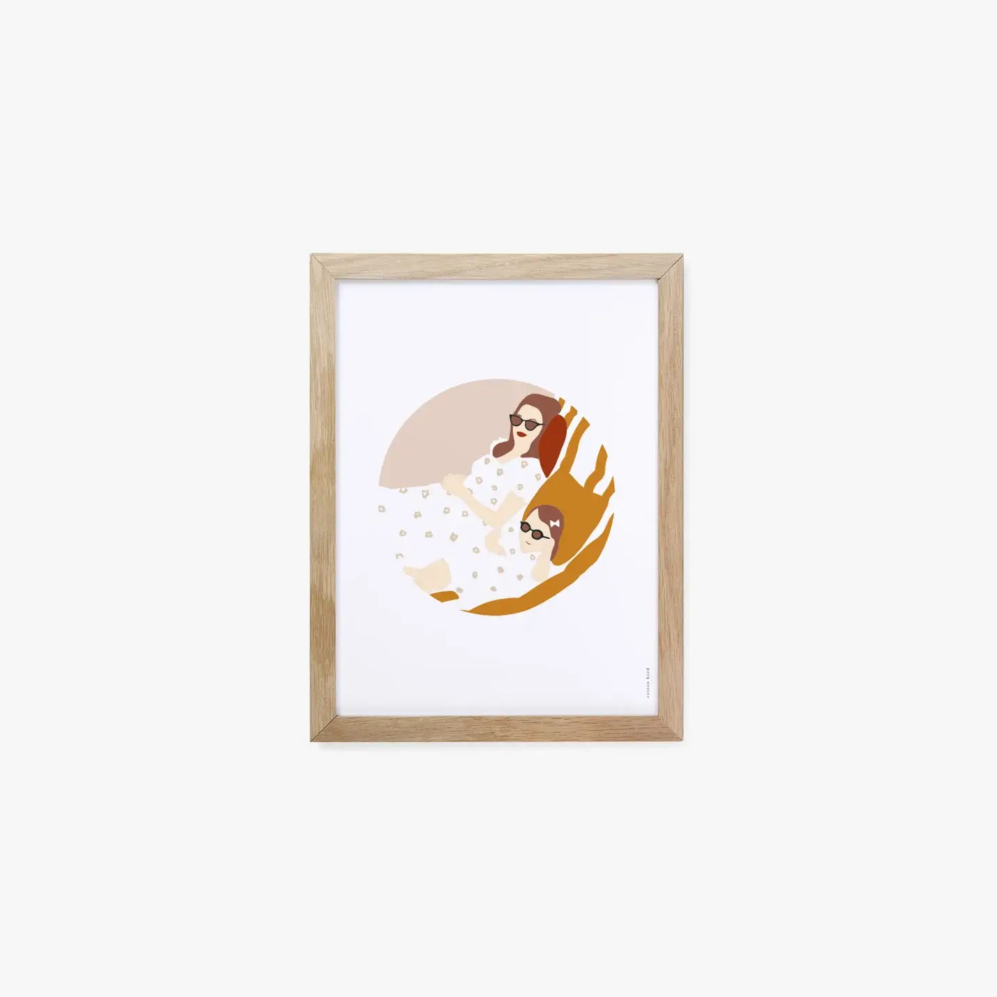 Cotton Bird – Impressão artística por atacado – Farniente, Poster apenas 50cm x 70cm0