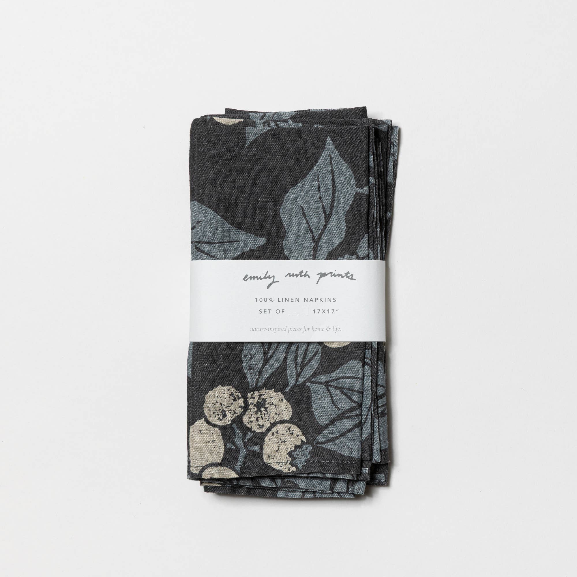 emily ruth prints - Wholesale Dinner & Cloth Napkin - Linen napkins (Set of 2)18