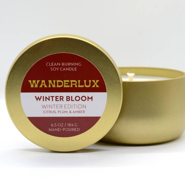 Wanderlux Winter Edition - Winter Bloom - 6.5 Ounce Soy Candle and other Purchase Wholesale starlux. Free Returns & Net 60 Terms on Faire trending on Faire.