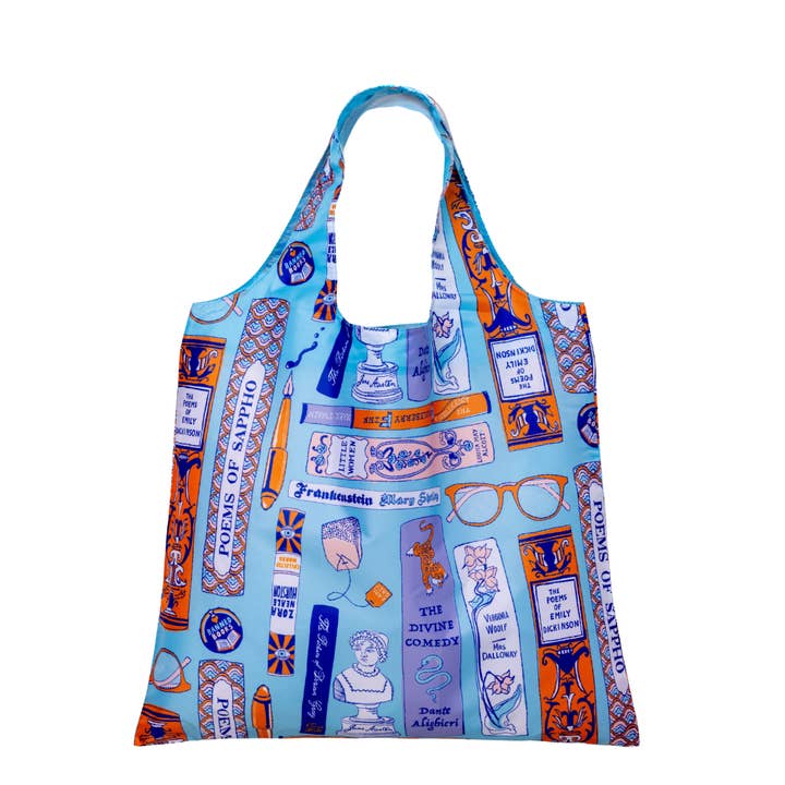 Bookbag Art Sack® - Eco-Friendly Reusable Book Lovers Tote for wholesale by Yellow Owl Workshop
