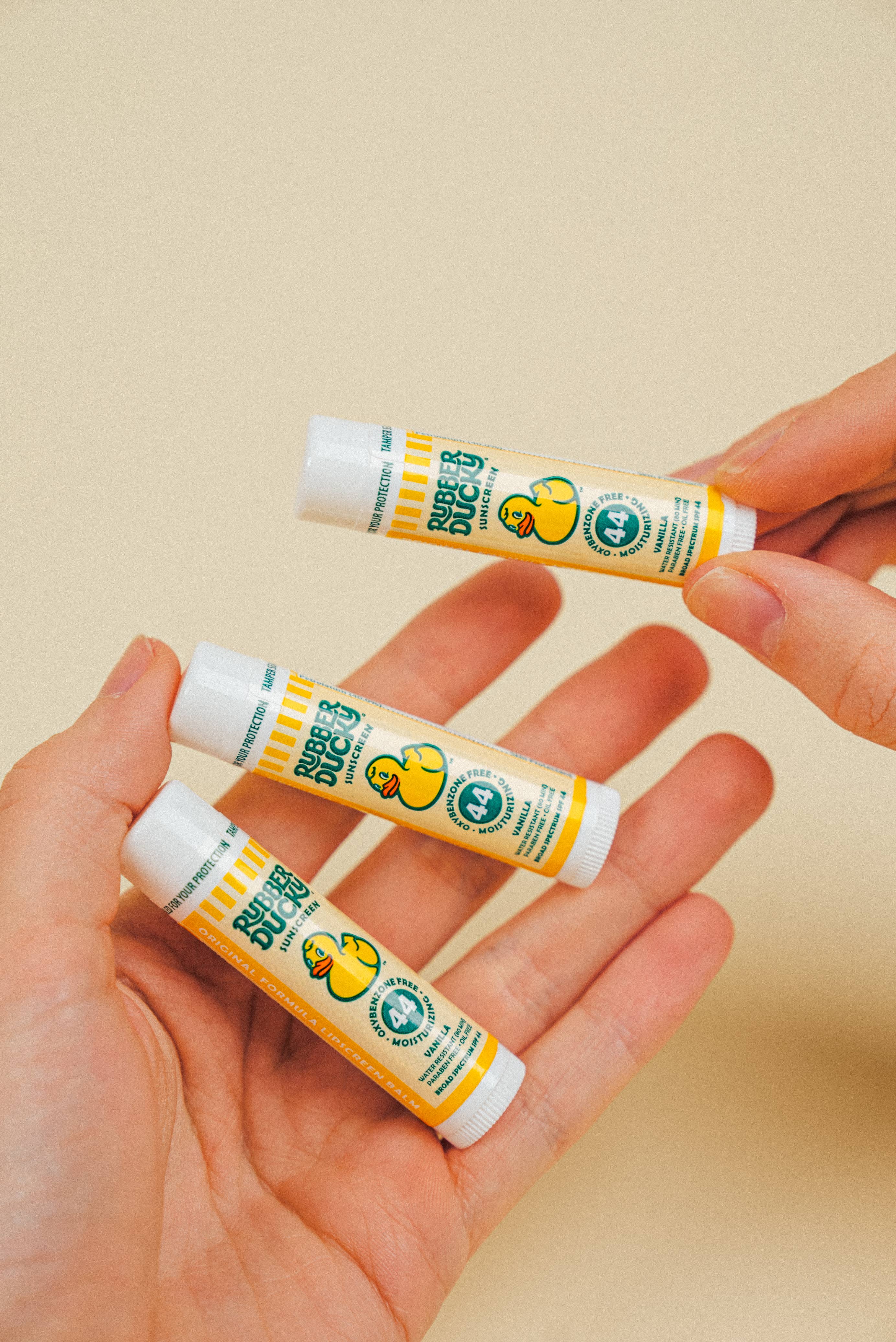 Rubber Ducky - Wholesale Lip Balm - SPF 44 Lip Balm: Beach, Ski + Travel + Everyday | Box of 501