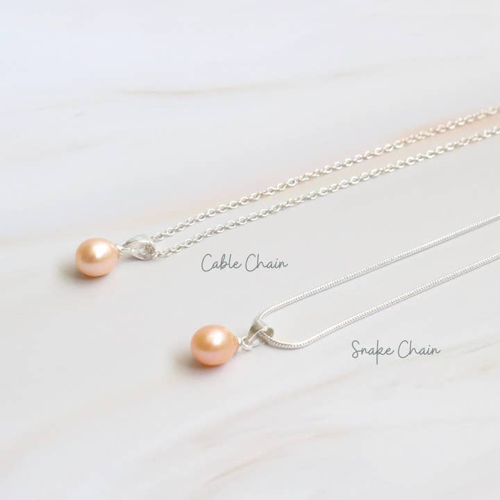 iBijoux - Venta al por mayor Collares con colgantes/abalorios - Collar de perlas de agua dulce auténticas (1N01a)4