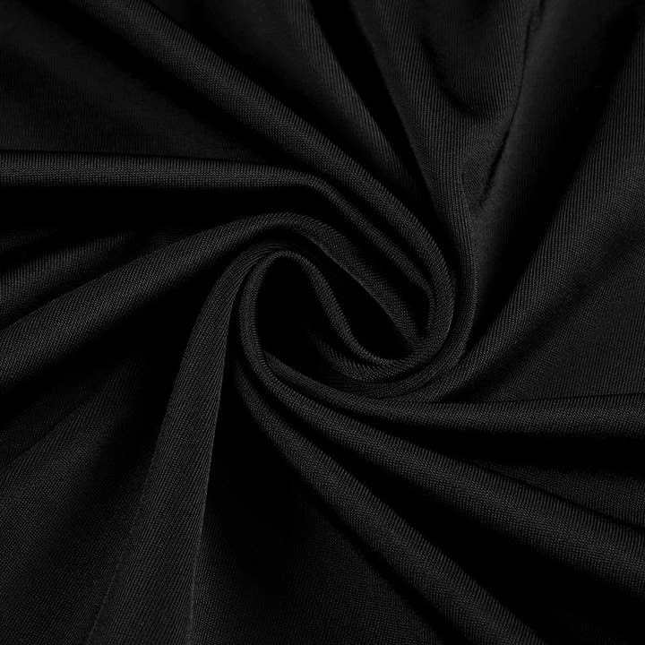 Black SY057 Elegant Split Long Dress with Oblique Shoulder for wholesale on Faire25