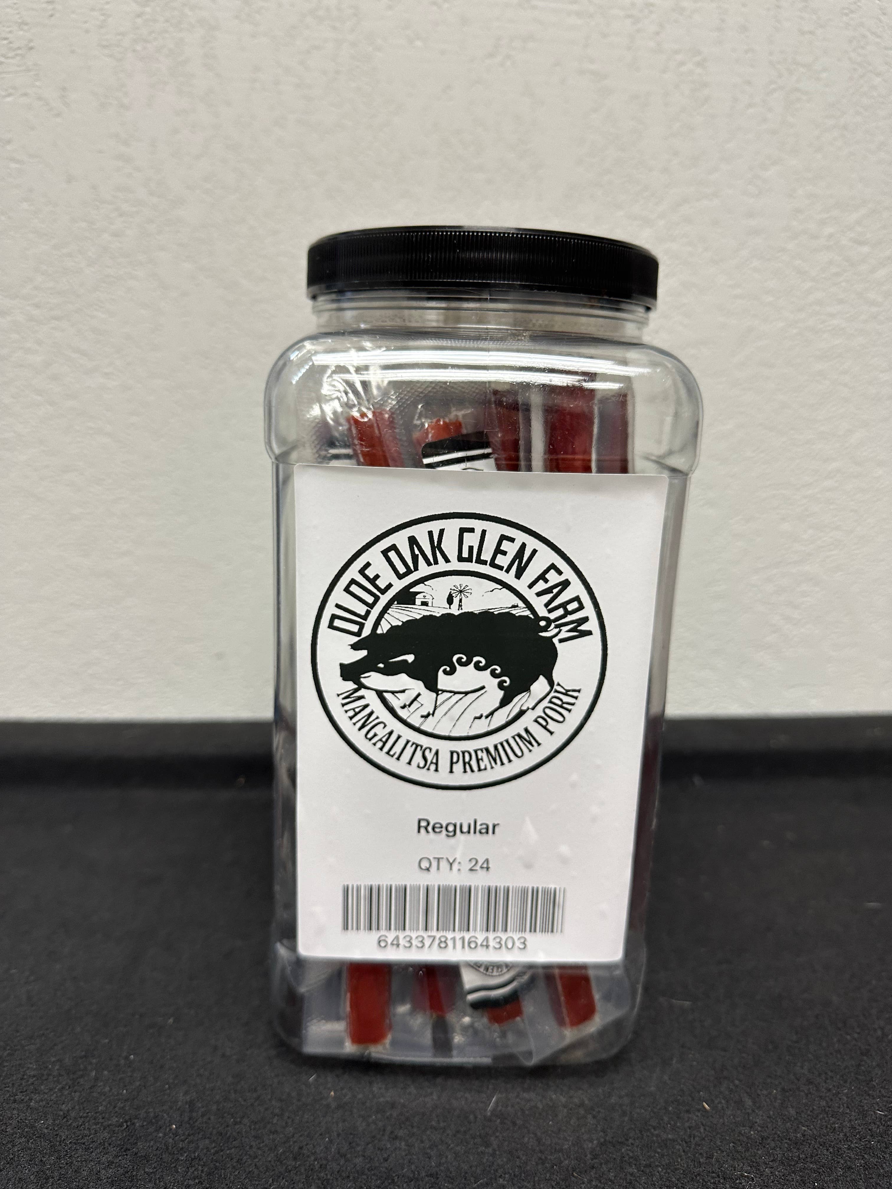 Monkey Salsa and Jams - Vente Viande séchée - Bâtonnets de porc classiques Olde Oak Glen Farm Mangalitsa de qualité supérieure