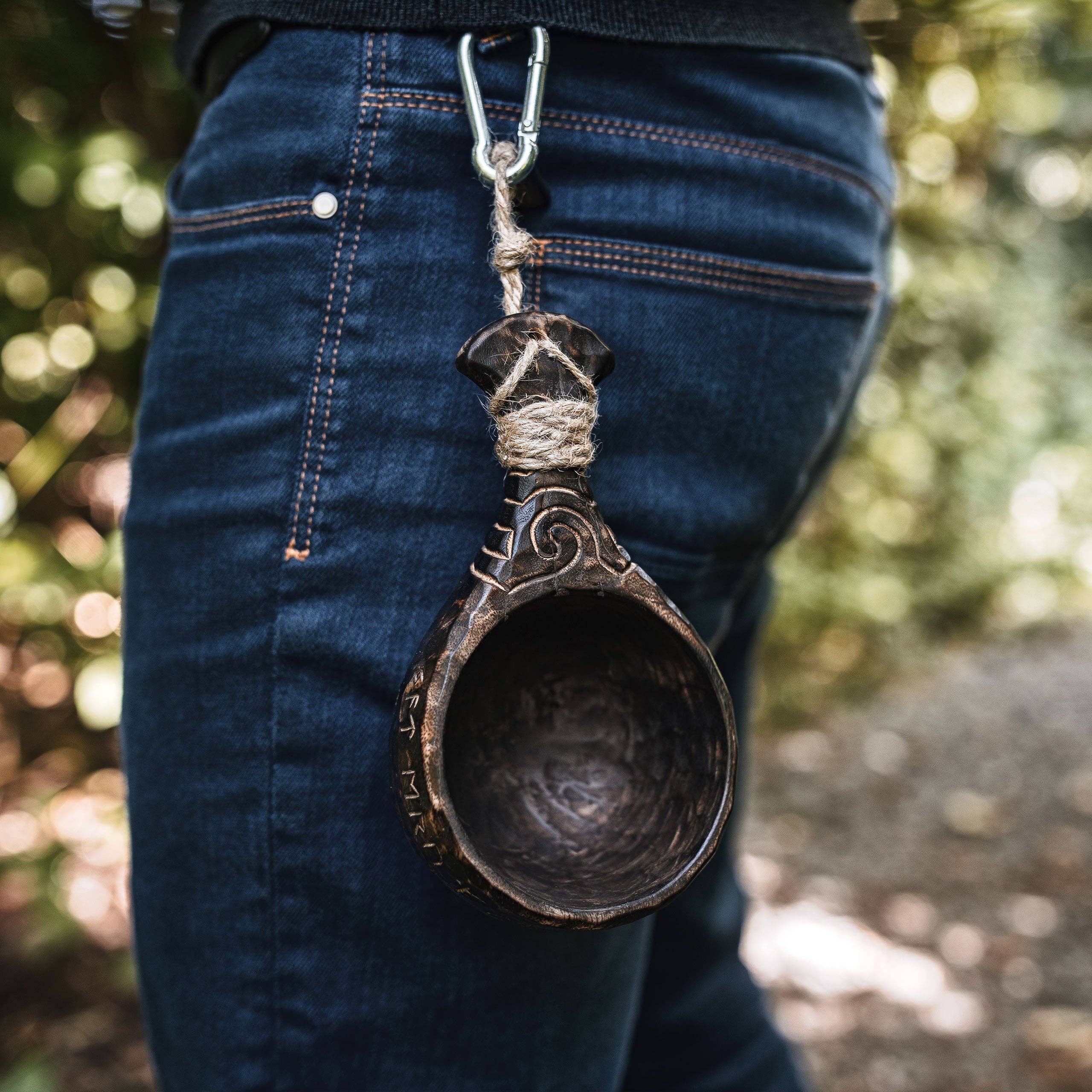 Norse Tradesman – wholesale Dricksglas och koppar – Träkuksa - handgjord historisk kåsa från Norse Tradesman11