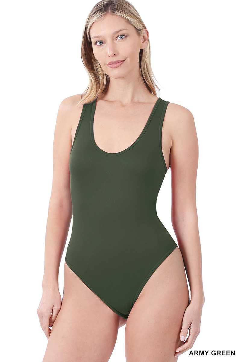 Vanilla Monkey – wholesale Bodysuit - Dam – Sömlös brottarrygg Tank Bodysuit0