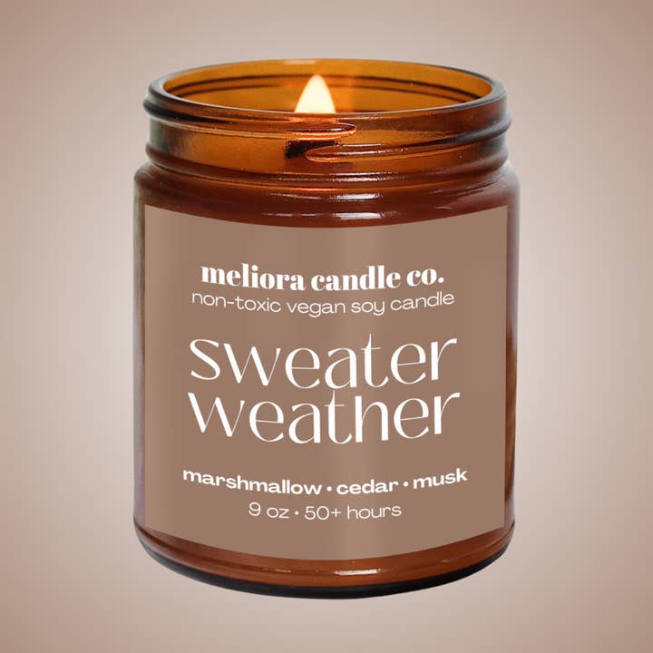 SWEATER WEATHER for wholesale by Meliora Candle Company