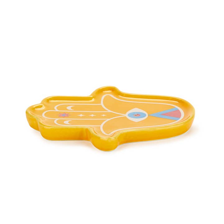 Balvi - Wholesale Incense - Incense holder, Lucky Hand, yellow, ceramic2