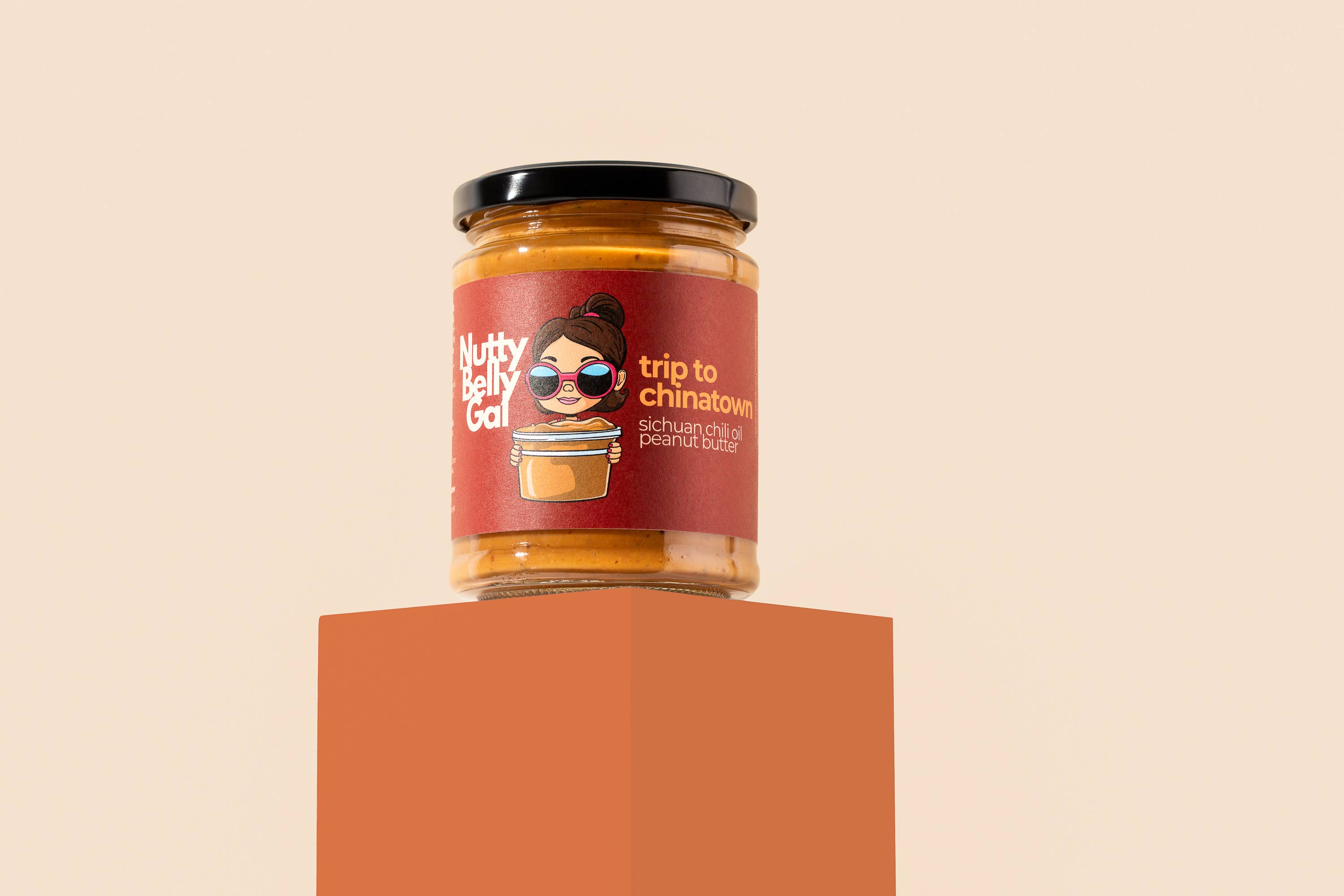 Nutty Belly Gal – wholesale Nut butter – Trip to Chinatown: Peanut Butter + Sichuan Chili Oil1