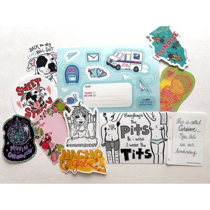 SOMETHING OF A DANDY - Wholesale Sticker - Pen-Pal Sticker Sheet