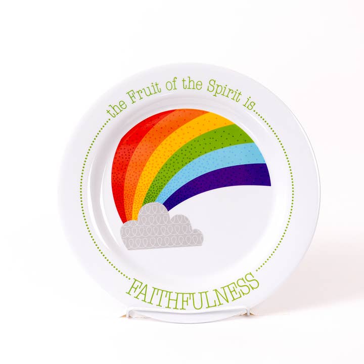 Faithfulness Plate for wholesale by Fruit-Full Kids