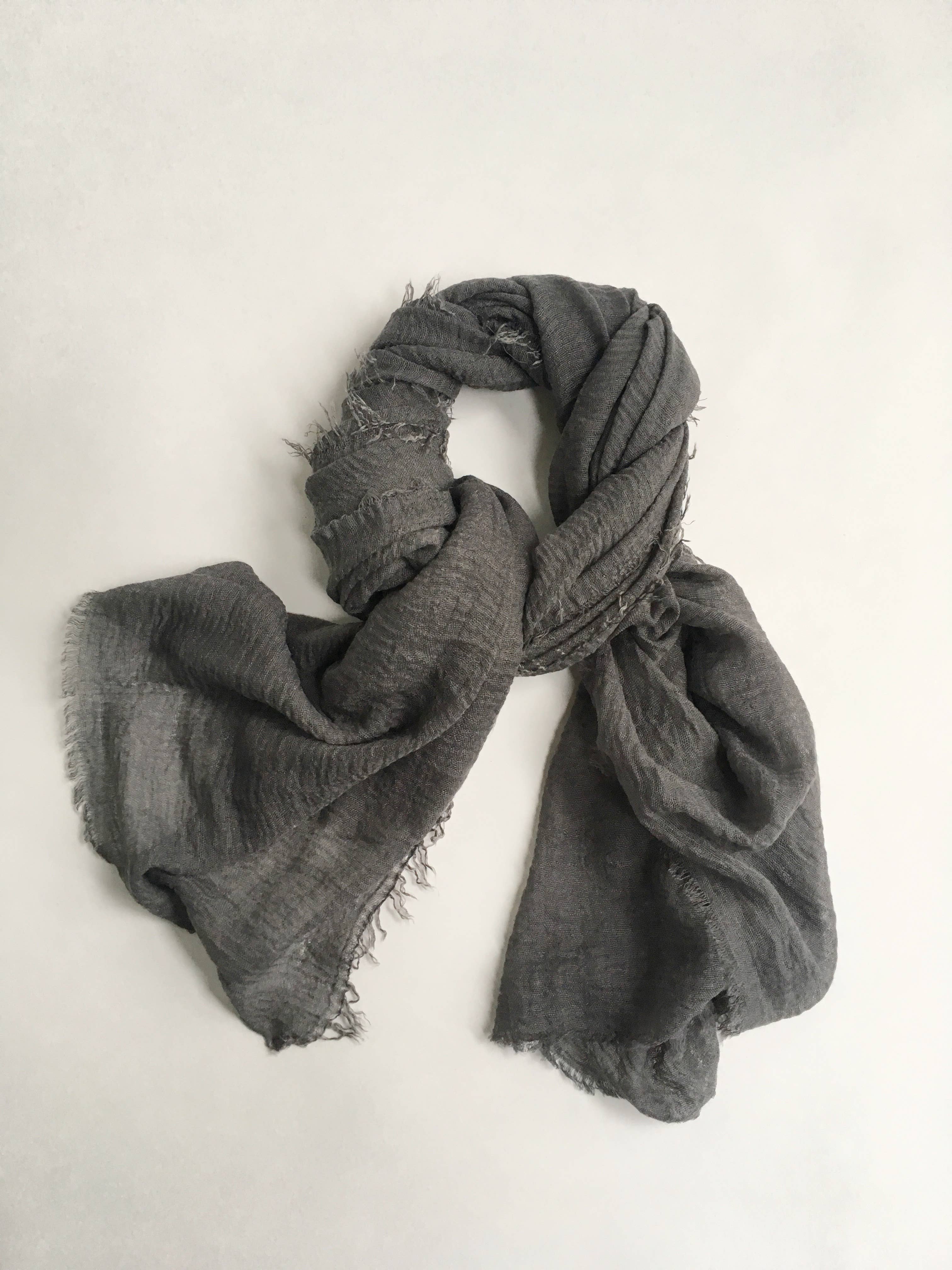 cariceprints… – Großhandel Schal – Damen – cariceprints... Handbedruckter Halstuch aus Leinenmix in Bea's Bee14