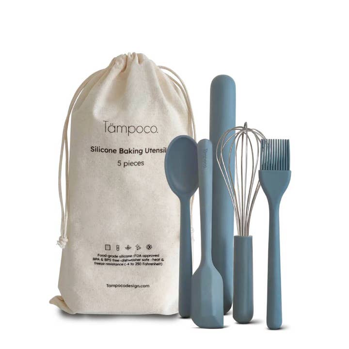 Tämpoco Design - Wholesale Kitchen Utensil Set - Montessori Kids Baking Set – Blue | Perfect Holiday Gift