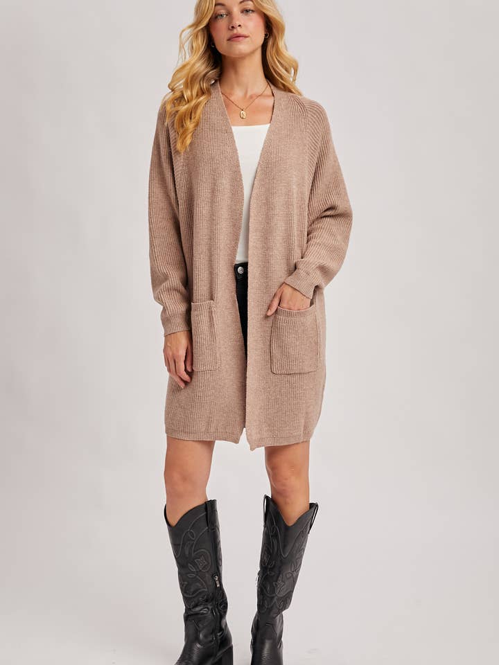 Bluivy - Wholesale Cardigan - Women's - OPEN FRONT BATWING SLEEVE CARDIGAN36