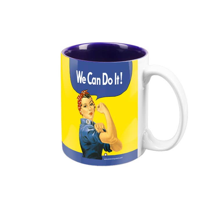 Popcorn Custom Products - Wholesale Coffee Mug - Rosie the Riveter 11 oz. Mug