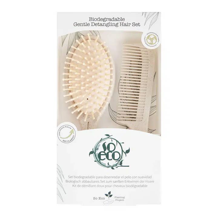 Beauty Pro - Wholesale Hair Brush/Comb - So Eco Gentle Detangling Hair Set