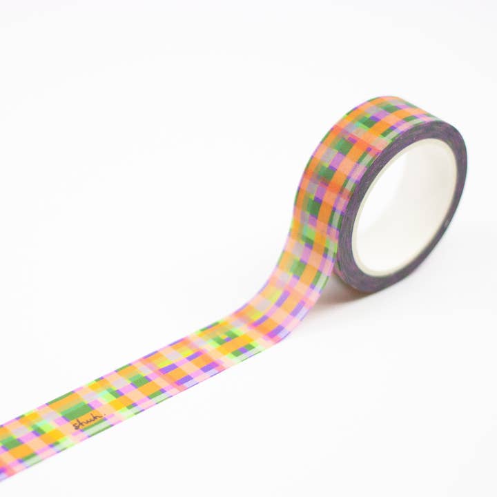 shuh. – Großhandel Washi-Tape – TARTAN WASHI TAPE 15 mm1
