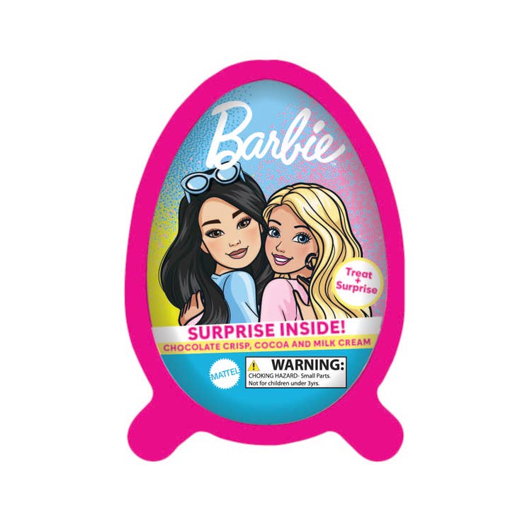 Grandpa Joe's Candy Shop - Wholesale Chocolate Covered Sweets - Barbie Fun Surprise Egg, 24ct Display