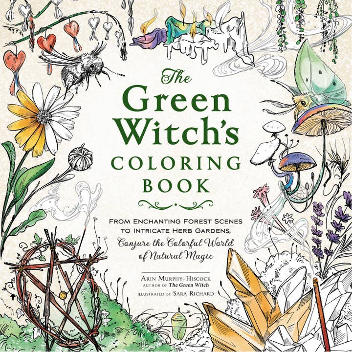 Green Witch's Coloring Book for wholesale by Simon & Schuster UK