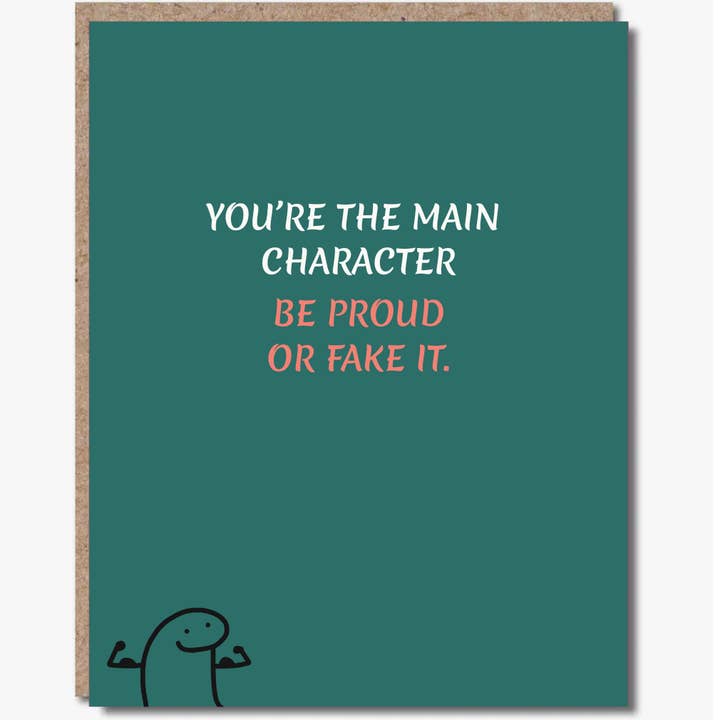 Just Because Card • Funny Encouragement Card • JB006 for wholesale by Modern Wit